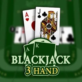 Blackjack 3H (Habanero) slot logo by Habanero at Catspins Casino
