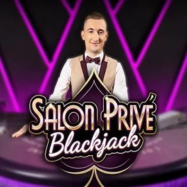 Blackjack Salon Privé logo by Ezugi Catspins Casino