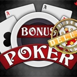 Bonus Poker Deluxe - 3 Hands online game logo by RTG (Reel Time Gaming) on catspinss.at