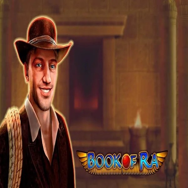 Book of Ra logo by Greentube at Catspins Casino