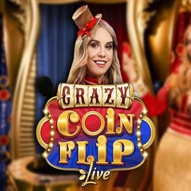 Crazy Coin Flip casino game by Evolution – featured logo at Catspins Casino