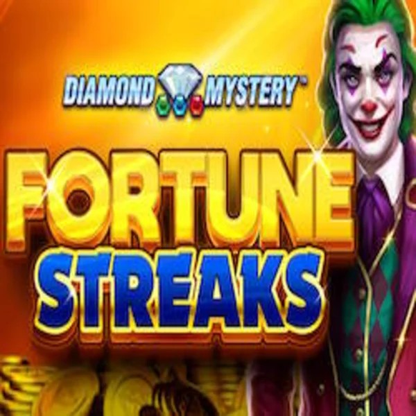 Diamond Mystery Fortune Streaks by Greentube, showcased at catspinss.at – game logo
