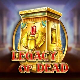 Legacy of Dead game by Play'n GO – logo hosted on Catspins Casino