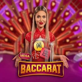 Mega Baccarat by Pragmatic Play, showcased at catspinss.at – game logo