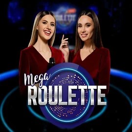 Live Casino logo of Mega Roulette from Pragmatic Play at Catspins Casino