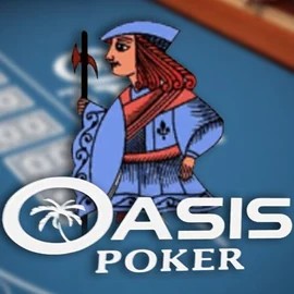 Oasis Poker game by Nucleus Gaming – logo hosted on Catspins Casino