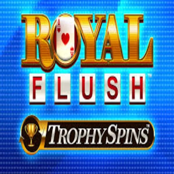 Royal Flush Trophy Spins by Greentube, showcased at catspinss.at – game logo
