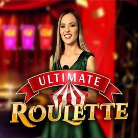 Ultimate Roulette slot logo by Ezugi at Catspins Casino